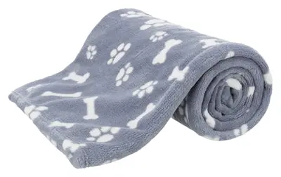 Trixie Hondendeken Kenny Fleece Bot Pootjes Blauw 1
