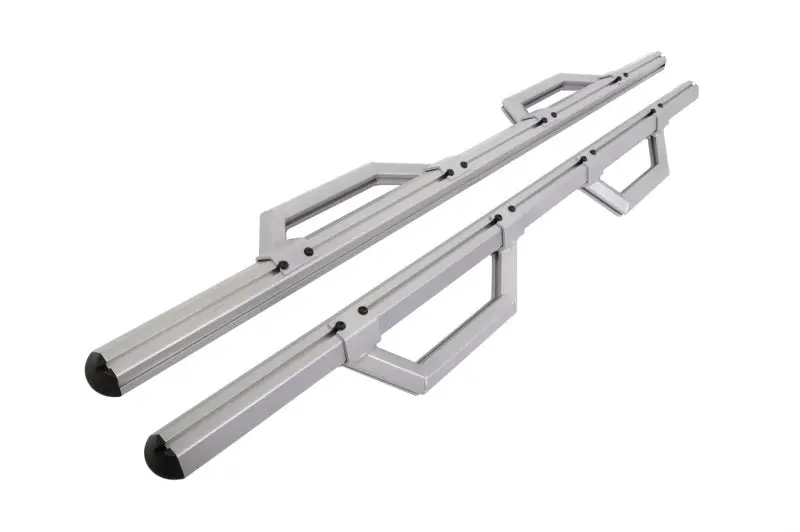 Deezee 99-23 Chevrolet/Gmc/Dodge/Ford Full Size Truck Hex Series - Crew Cab Side Steps (Silver) 1