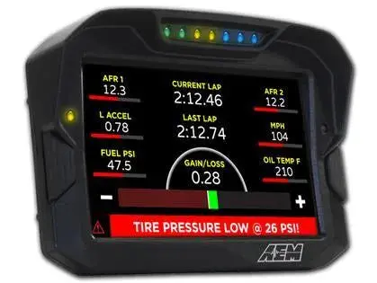 Aem Cd-5 Carbon Digital Dash Display 1