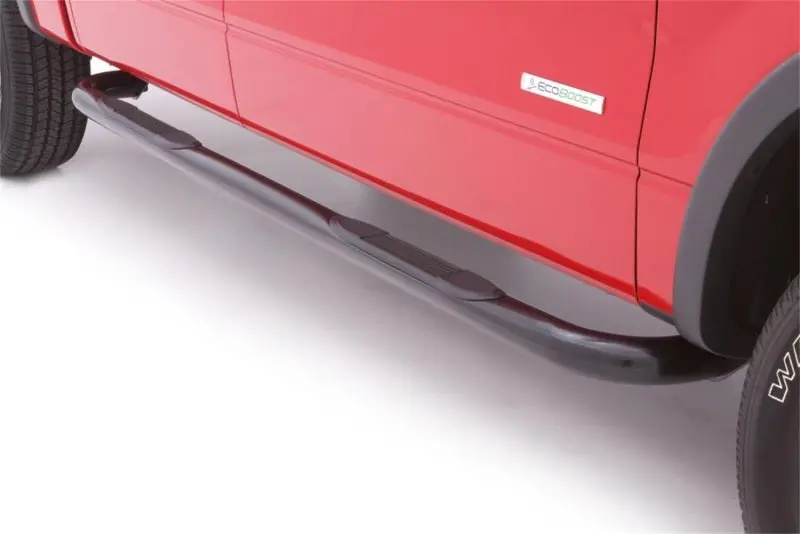 Lund 2009+ Dodge Ram 1500 Crew Cab 3In Round Bent Steel Nerf Bars - Black 1