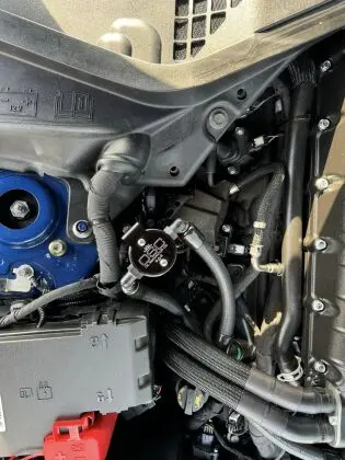 J&L 2024 Ford Mustang Gt W/ Whipple Supercharger Oil Separator 3.0 Pcv Side - Black Anodized 1