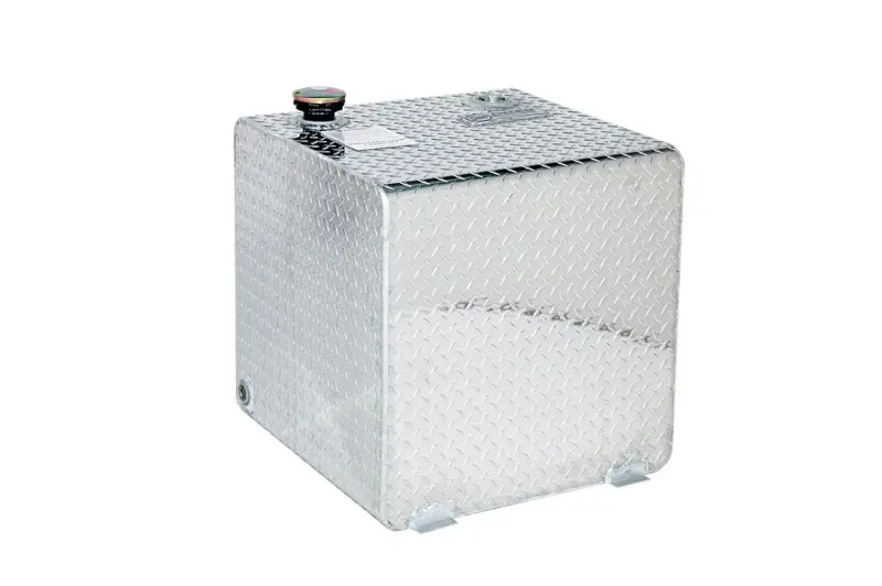 Deezee Universal Tanks - Square Brite-Tread Aluminum 1