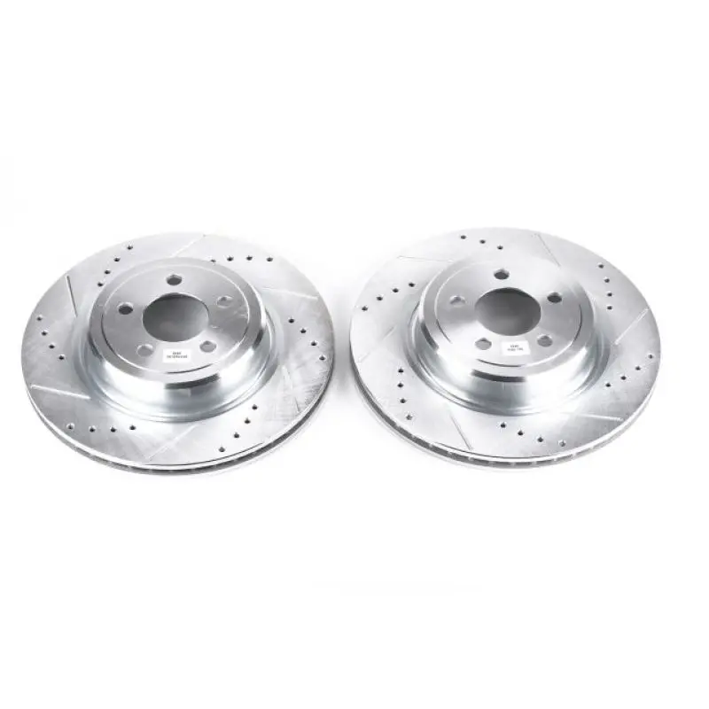 Power Stop 06-18 Dodge Charger Rear Evolution Drilled & Slotted Rotors - Pair 1