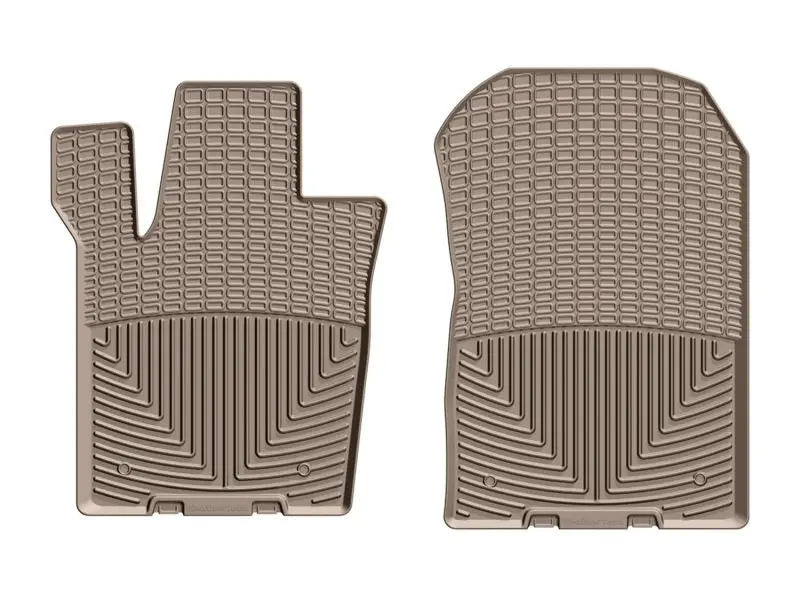Weathertech 2013+ Jeep Grand Cherokee Front Rubber Mats - Tan 1