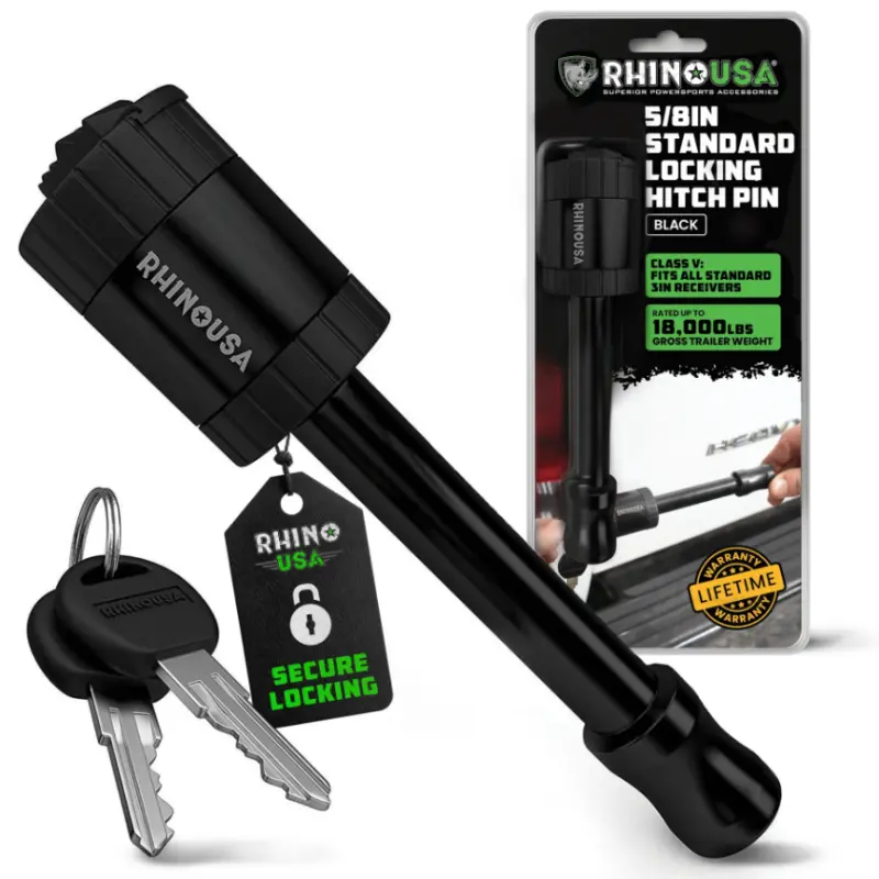 Rhino Usa Locking Hitch Pin For 3In Class V Hitch 1