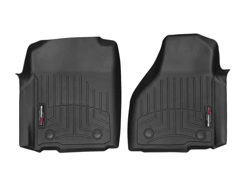 Weathertech 2012+ Dodge Ram 1500 (Regular Cab) Front Floorliner Vinyl Floors - Black 1
