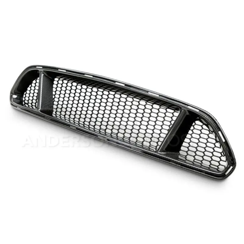 Anderson Composites 15-16 Ford Mustang Type-Gt Front Upper Grille 1