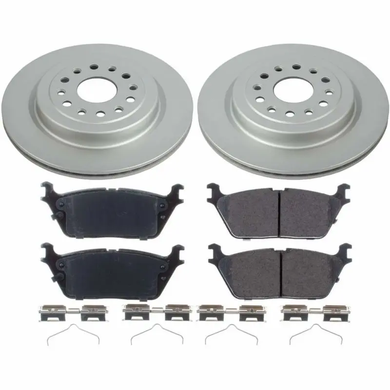 Power Stop 2019 Ram 1500 Rear Z17 Evolution Geomet Coated Brake Kit 1