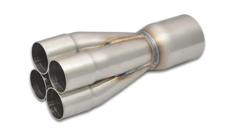 Vibrant 4-1 Ss Merge Collectors (1-3/4In Inlet Slipover Id 2-1/2In Merge Outlet Od) Single Unit 1