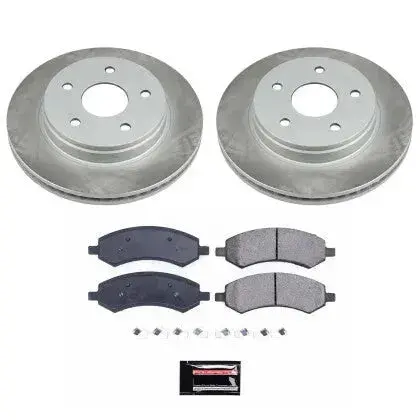 Powerstop Semi Coated Pad & Rotor Kit 2009-2022 Ram 1500 Classic (5 Lug) 1