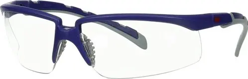 3M Veiligheidsbril | En 166 En170 | Beugel Blauw Grijs, Glas Helder | Polycarbonaat | 1 Stuk - 7100208382 7100208382 1