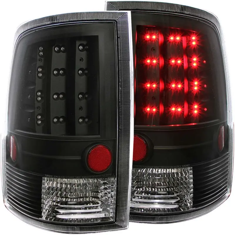 Anzo 2009-2015 Dodge Ram 1500 Led Taillights Black 1