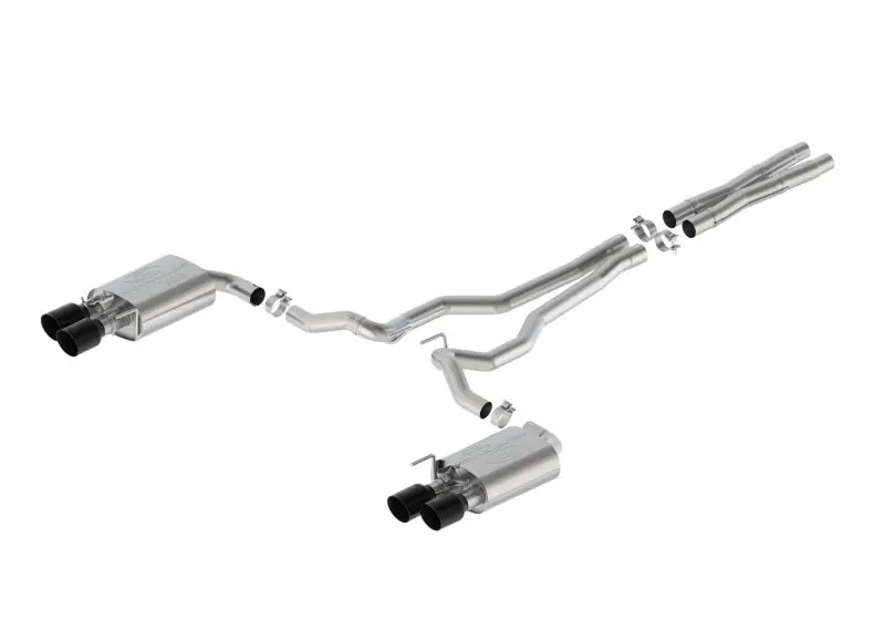 Ford Racing 2024 Mustang 5.0L Gt Extreme Cat-Back Exhaust - Black Tips 1