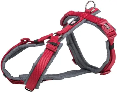 Trixie Hondentuig Premium Trekking Rood Grijs 1