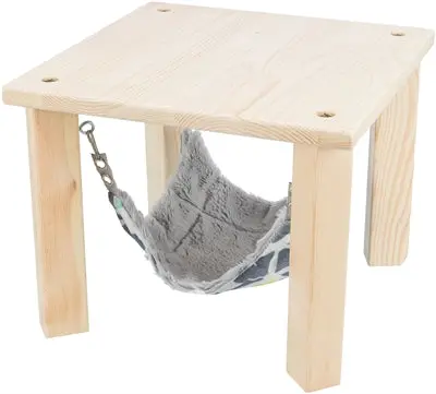 Trixie Schuilplaats Met Hangmat Sunny Assorti Grijs 2