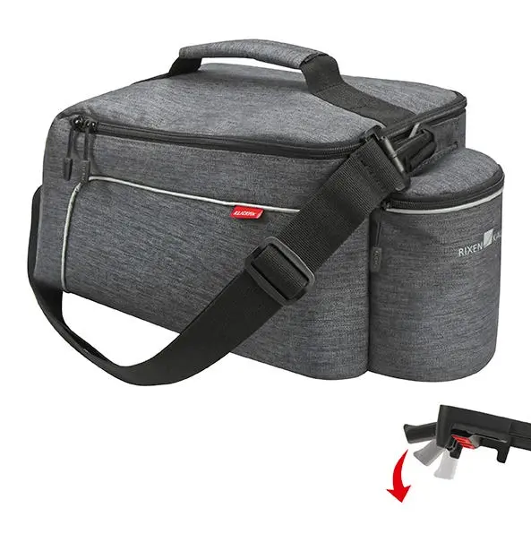 Klickfix Enkele Fietstas Achter Rackpack Light Uniklip Grijs - 414261 1