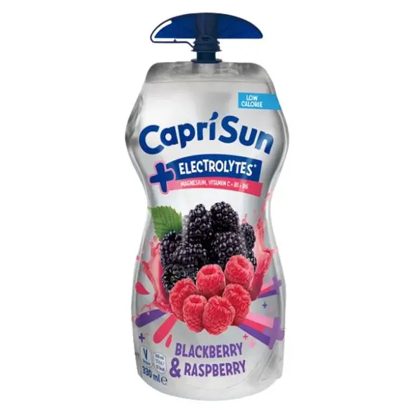 Capri-Sun +Electrolytes Blackb Raspb 330 Ml Pouch 1