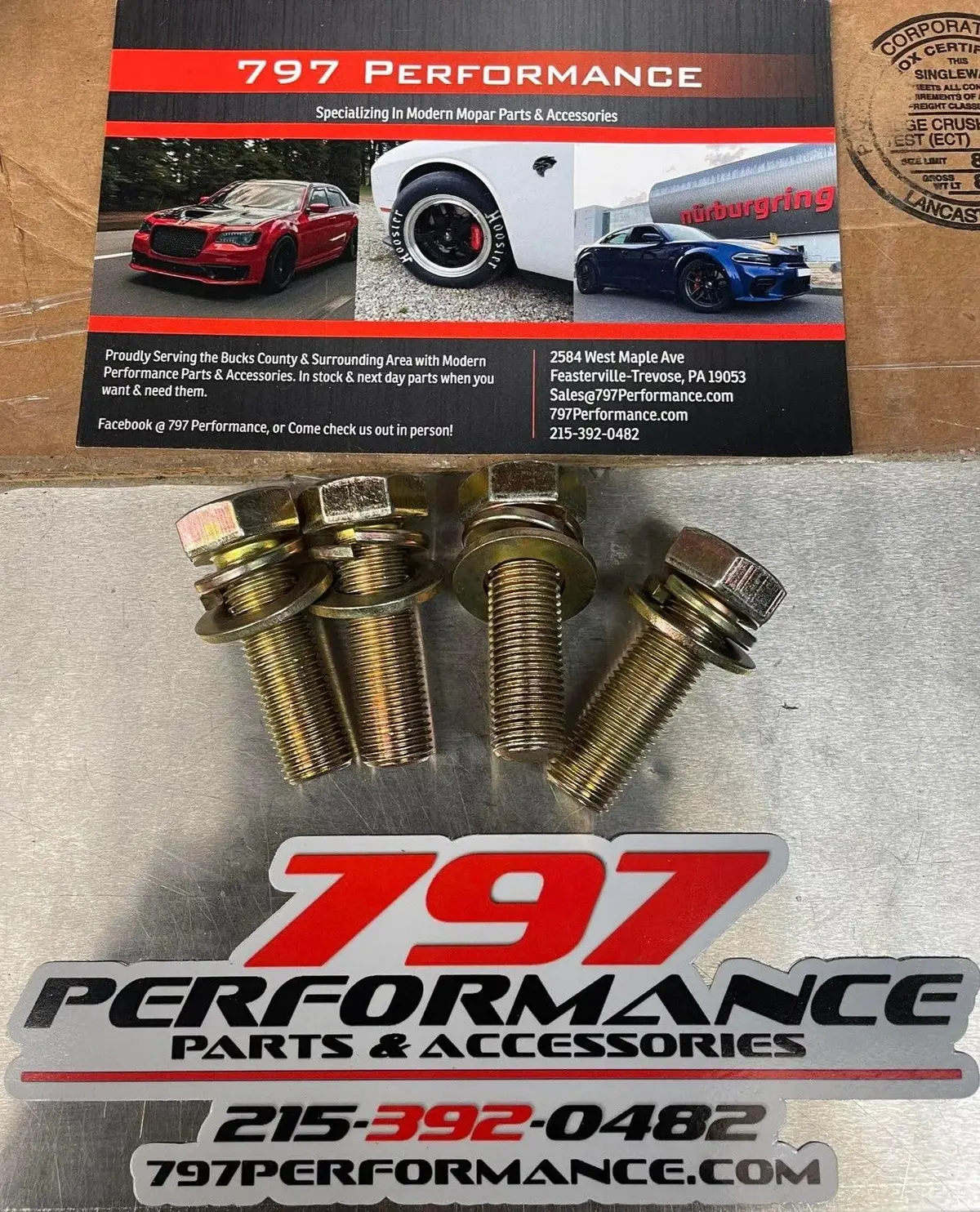 797 Performance - Replacement Hardware Bolt Kit For Oem Brembo Calipers 1
