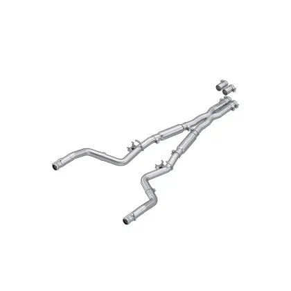 Mbrp 17-23 Dodge Challenger 5.7L, 6.2L, 6.4L  Hemi T304ss 3In Cat-Back Dual Split - Street Version 1