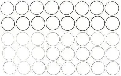 Mahle Oe 42108Cp Standard Piston Ring Set For 09-24 5.7L Vvt Hemi 1