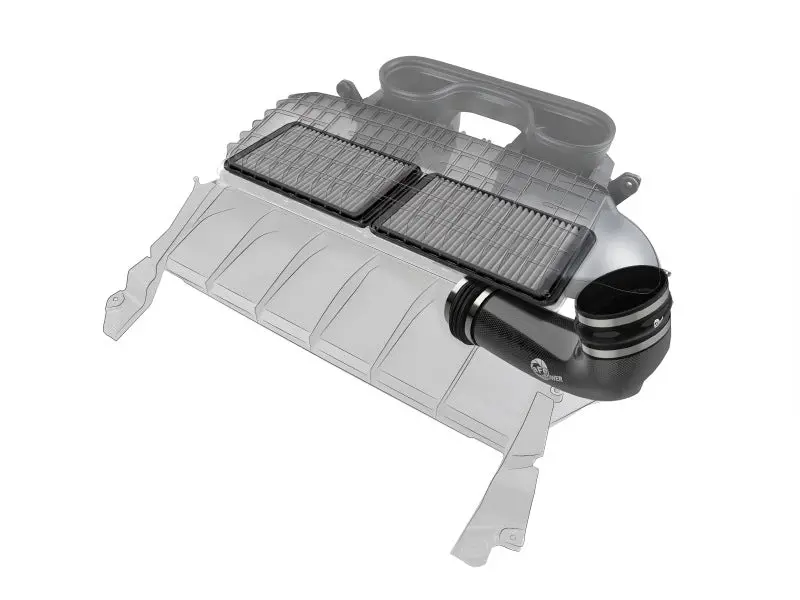 Afe Super Stock Carbon Fiber Pro Dry S Induction System 2021-2024 Ram 1500 Trx V8-6.2L Sc 1
