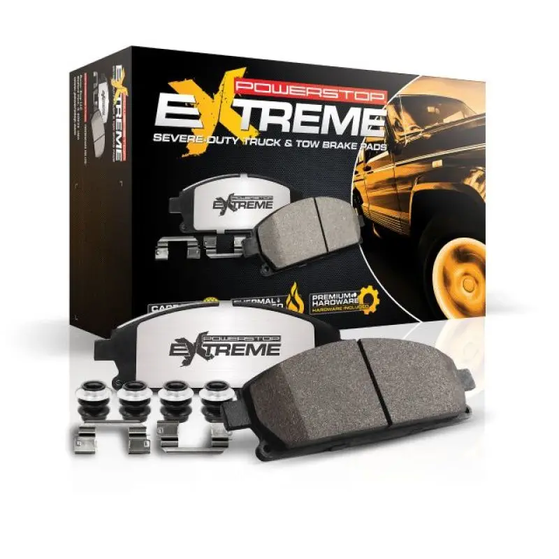 Power Stop 2019 Ram 1500 Rear Z36 Truck & Tow Brake Pads W/Hardware 2