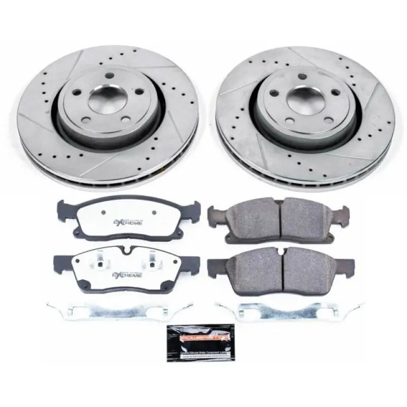 Power Stop 13-16 Dodge Durango Front Z36 Truck & Tow Brake Kit 1