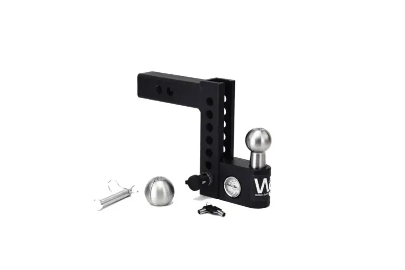 Weigh Safe Aero Hitch 4In Drop Hitch & 2In Shank (10K/12.5K Gtwr) - Steel 1