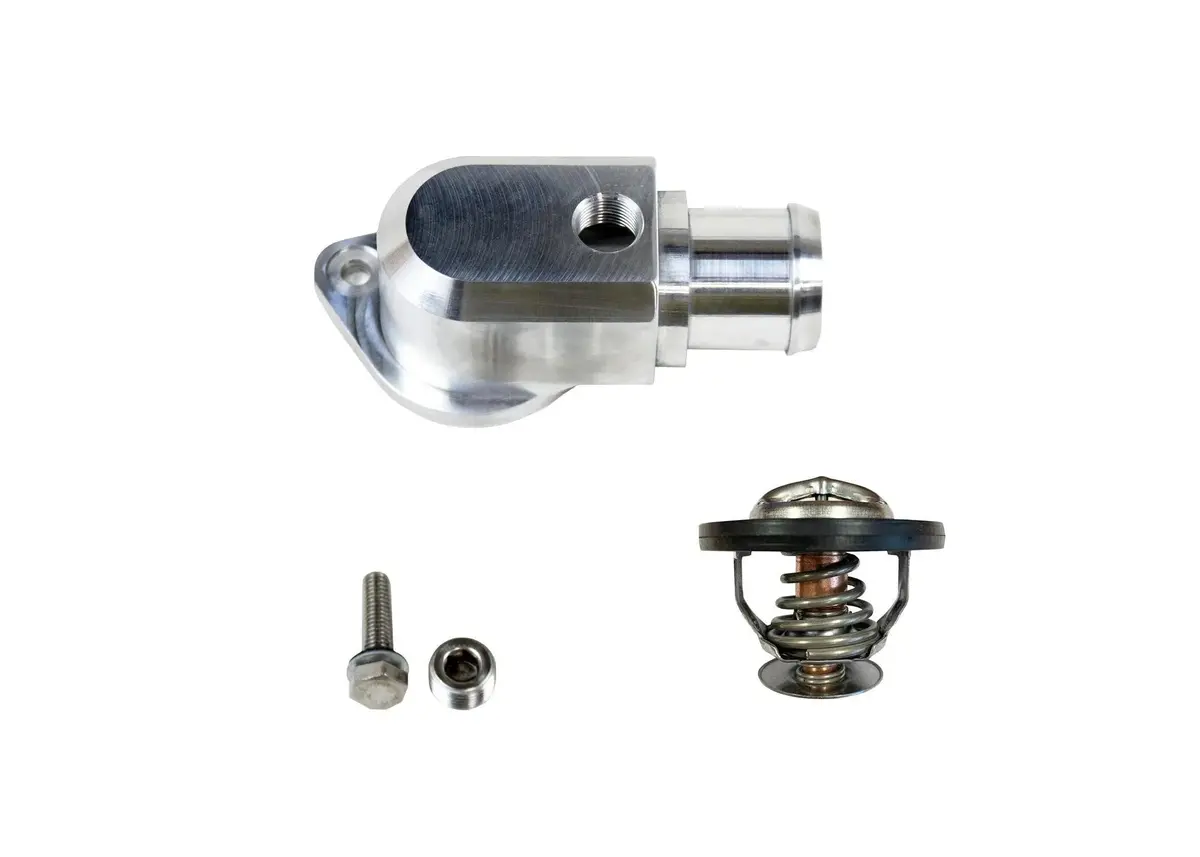 Granatelli 2018-2021 Jeep Trackhawk Billet Thermostat Housing W/ 160 Degree Thermostat 1