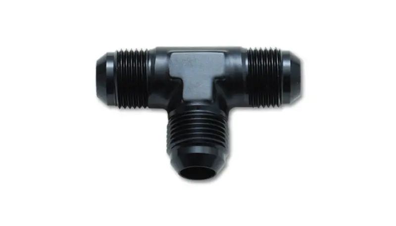 Vibrant -3An Flare Tee Adapter Fitting - Aluminum 1