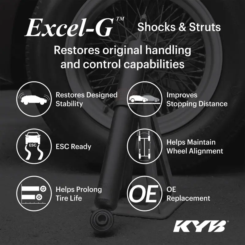 Kyb 16-25 Dodge Durango (W/ Sport Susp.) Excel-G Gas Strut - Front Right 1