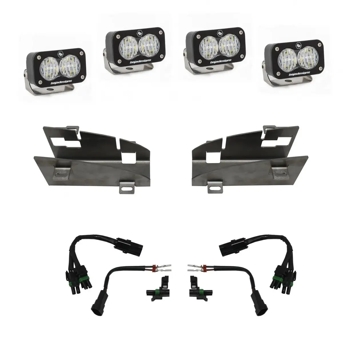 Baja Designs 2019+ Dodge Ram Rebel / Rho / Trx S2 Dual Fog Pocket Kit 1