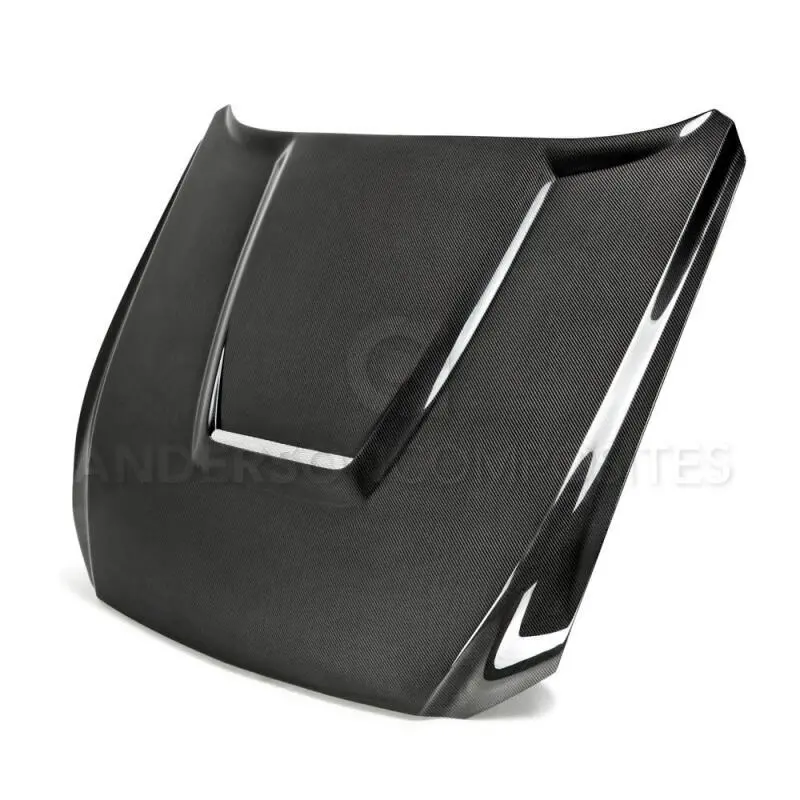 Anderson Composites 15-17 Ford Mustang (Excl. Gt350/Gt350r) Double Sided Hood 1