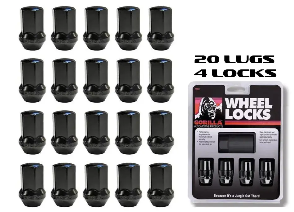 Gorilla Lugs & Lock Kit 2019-2026 Ram 1500 / Trx/ Rho 1