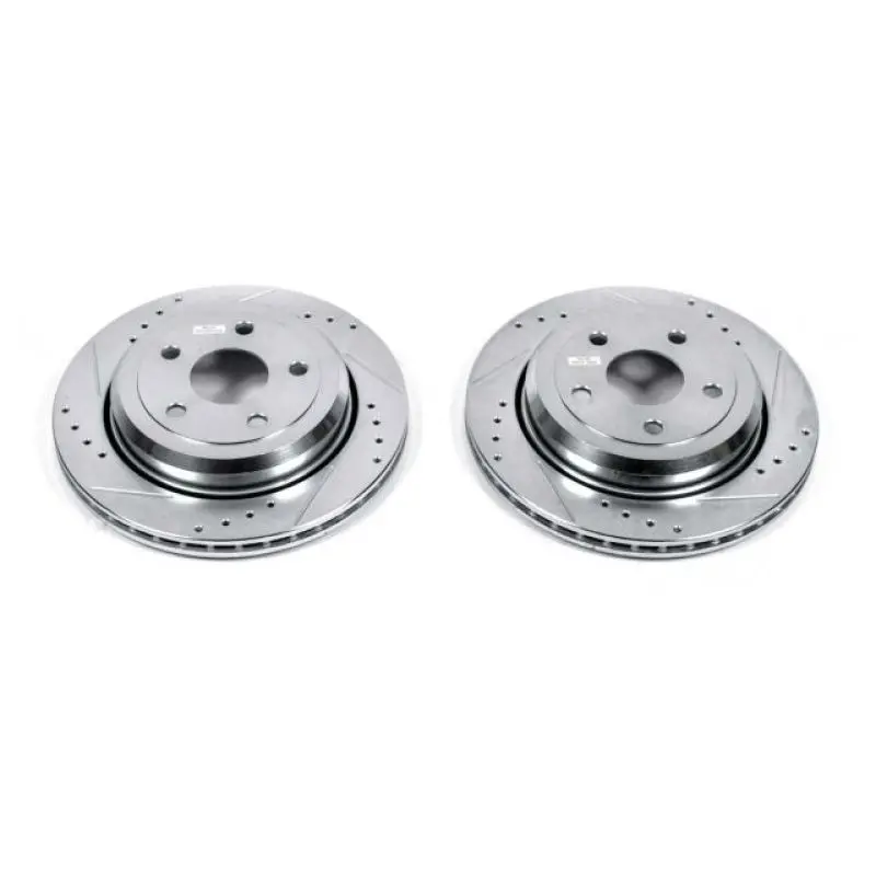 Power Stop 11-19 Dodge Durango Rear Evolution Drilled & Slotted Rotors - Pair 1