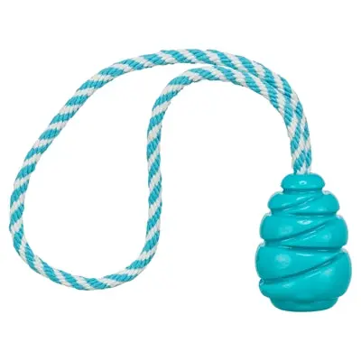 Trixie Jumper Kegel Aan Touw Super Strong Tpr Petrol 1
