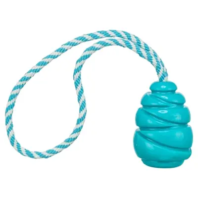 Trixie Jumper Kegel Aan Touw Super Strong Tpr Petrol 1