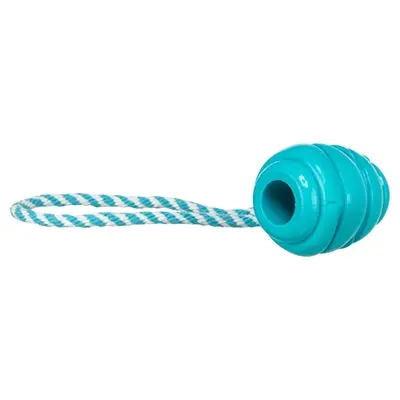 Trixie Jumper Kegel Aan Touw Super Strong Tpr Petrol 2