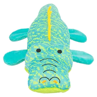 Trixie Krokodil Stof Aqua Groen 1