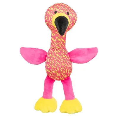 Trixie Flamingo Stof Roze Geel 1