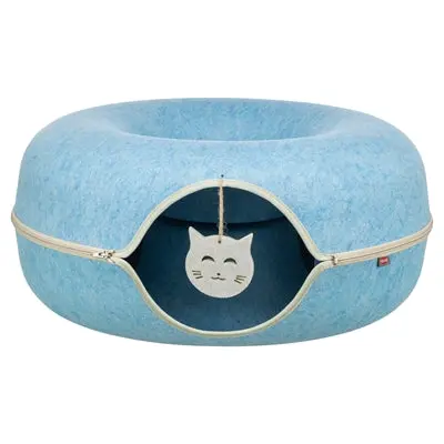 Trixie Speeldonut Vilt Blauw 1