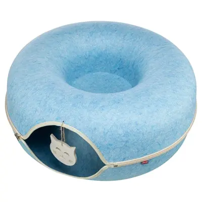 Trixie Speeldonut Vilt Blauw 2