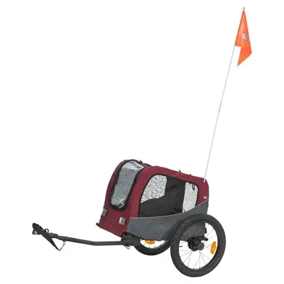 Trixie Hondenfietskar Grijs Rood 1