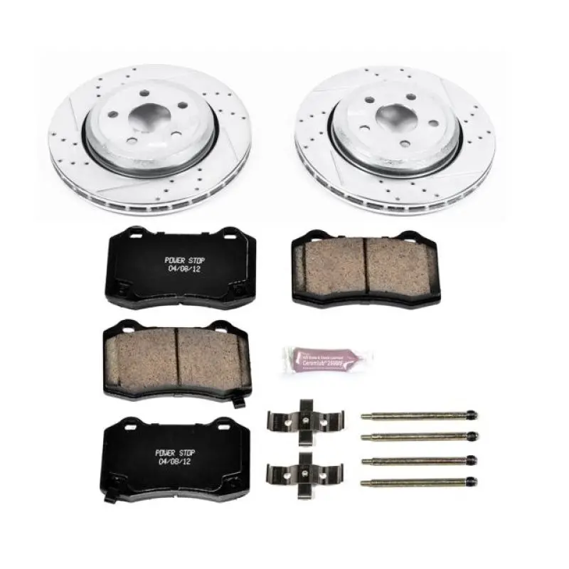 Power Stop 18-19 Dodge Durango Rear Z23 Evolution Sport Brake Kit 1