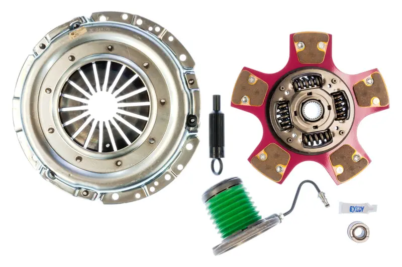 Exedy 2005-2010 Ford Mustang V8 Stage 2 Cerametallic Clutch Paddle Style Disc W/Hydraulic Sc 1