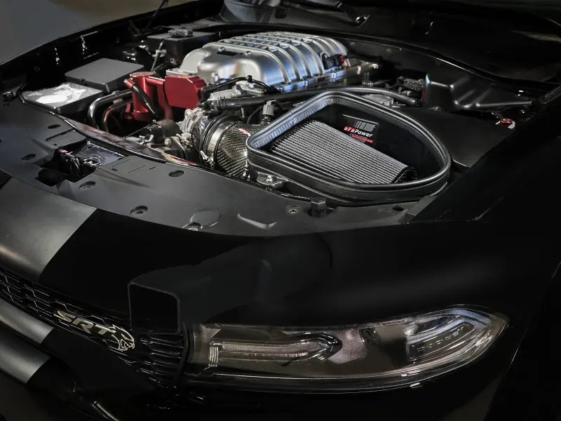 Afe Dodge Charger Srt Hellcat Redeye 21-23 V8-6.2L Track Series Stage-2 Carbon Fiber Intake System 2