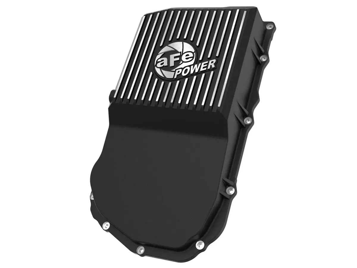 Afe Power 21-24 Ram 1500 Trx Pro Series Transmission Pan Black W/ Machined Fins 1