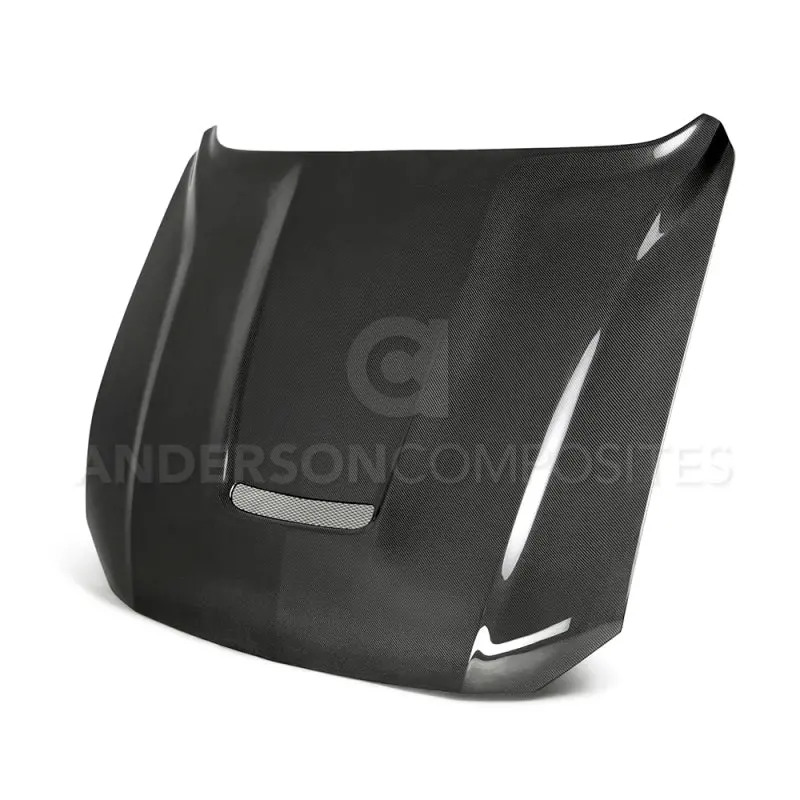 Anderson Composites 2018 Ford Mustang Type-Gr Double Sided Carbon Fiber Hood 1