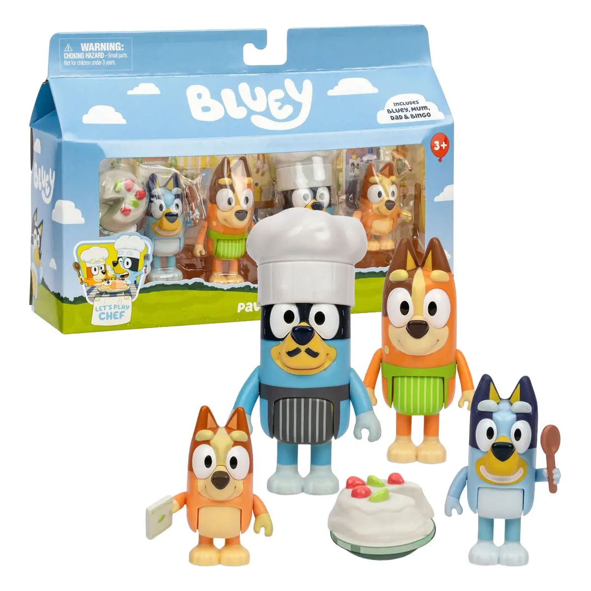 Spectron Bluey Dessert Speelset - 4 Figuren 1