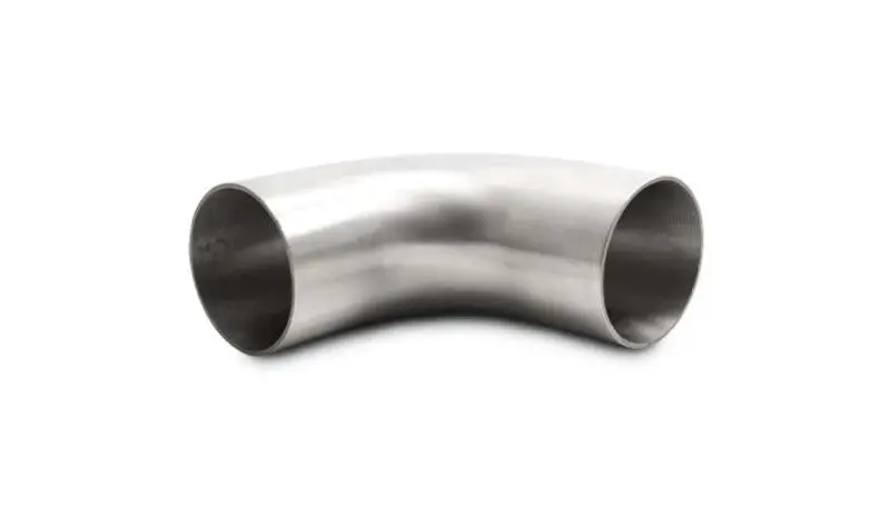 Vibrant 2.5In Od 4.13In Tangent Length T304 Ss 90 Deg Mandrel Bend W/Extended Leg Length 1